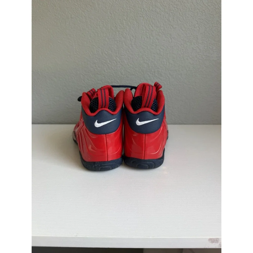 Nike Little Posite Pro USA Red Navy Shoes Big Kids US 6Y Womens 7.5 CZ2520-600
